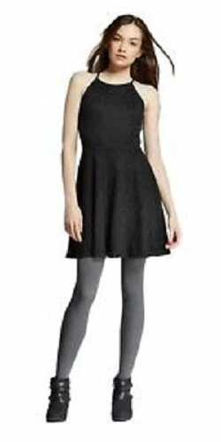 Mossimo Women s Halter Neck Skater Dress Black Lace Small Free
