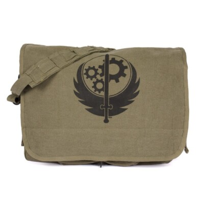 Fallout Canvas Brotherhood of Steel Messenger Bag by Thinkgeek *NEW & UNOPENED*