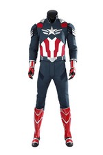 Captain America Brave New World Jumpsuit Outfits Halloween Cosplay Costume