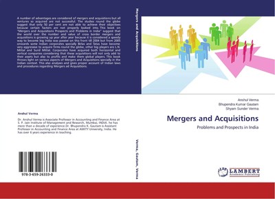Anshul Verma (u. a.) | Mergers and Acquisitions | Taschenbuch | Englisch (2014)