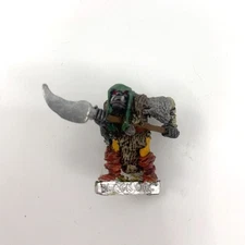 X1 Classic Black Orc Metal With Halberd Metal Warhammer FB | P-00DJ5