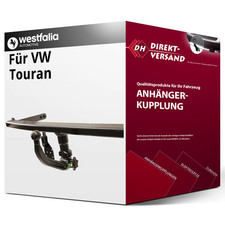 Anhängerkupplung abnehmbar für VW Touran 05.2010-05.2015 neu top