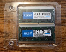 New Crucial 32GB Kit 2 x 16GB CT2K16G4SFD8266, DDR4-2666 Dual-Rank PC4-21300