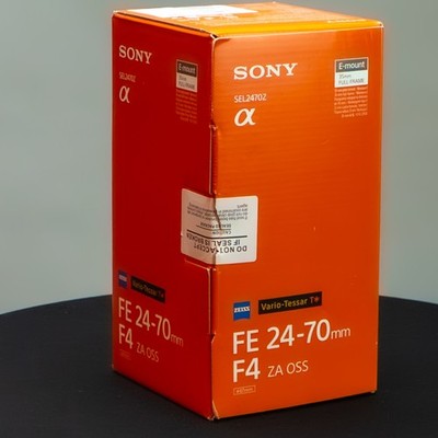 Sony-SEL2470Z FE 24 70mm 24 ZA OSS Zeiss E Mount Lens -Free Ship -Factory Sealed