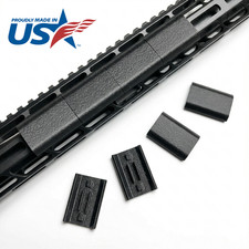 MLOK Rail Covers Low Profile Rifle Rail Covers SNAP-IN System Textured 8 Pack