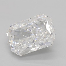1.86ct Radiant Lab Grown Loose Diamond GIA Cert D/VVS1 + Free Ring (2436710989) 2068.89 per carat