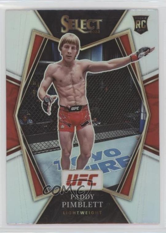 2022 Panini Select UFC Premier Level Silver Prizm Paddy Pimblett #167 ez6