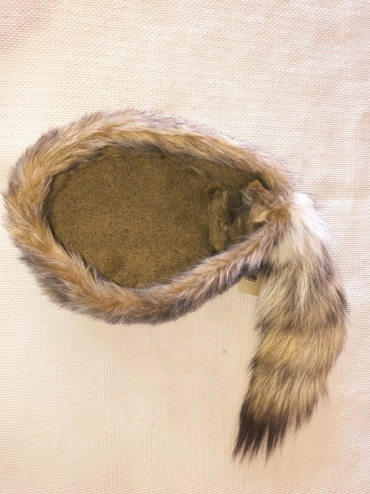 Gorra REAL COYOTE TAIL - Hecha a mano nueva con etiquetas - Grande - Ligera Foto 3 de 3