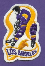 LA Los Angeles Kings player felt cloth patch hockey 4.5