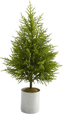 49" Norfolk Island Pine Artificial Tree - Natural Look, Perfect for Home Decor