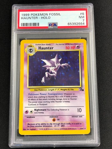 Haunter (Unlimited) graded PSA 7 for sale on eBay
