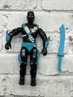 G.I. JOE ACTION FIGURE 1993 Ninja Force Snake Eyes V5 (B) (Spring Action WORKS!)
