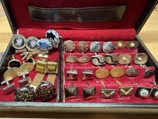 20 Vintage Cuff Links And Vintage Swank Box