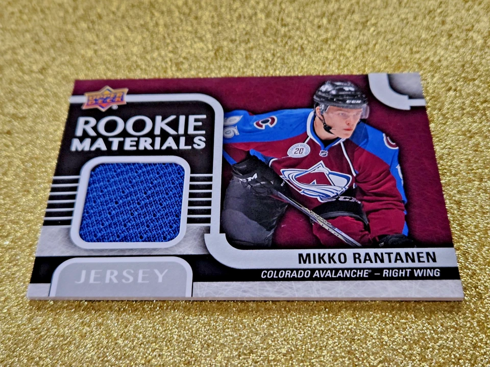 2015-16 Mikko Rantanen Upper Deck Rookie Materials Blue Game Used Jersey #RM-MR - Image 4 of 4