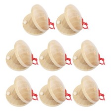 8 Pcs Orff Round Dance Board Castanets Musical Instruments Baby Toy