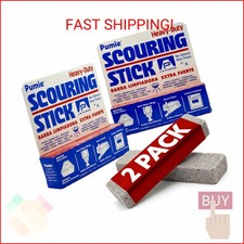 PUMIE Scouring Stick 2 Pack, Toilet Bowl Ring Remover, Heavy Duty Extra Strong P