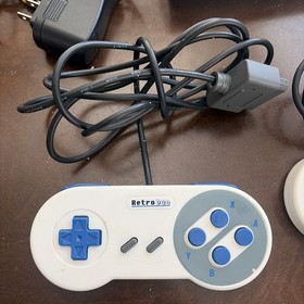 Vintage RetroDuo NES SNES 2-in-1 Retro Video Game Console Bundle Controllers