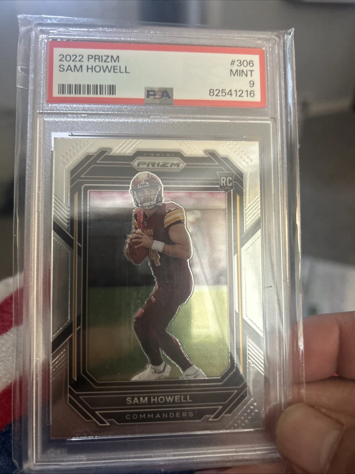 Sam Howell trading card