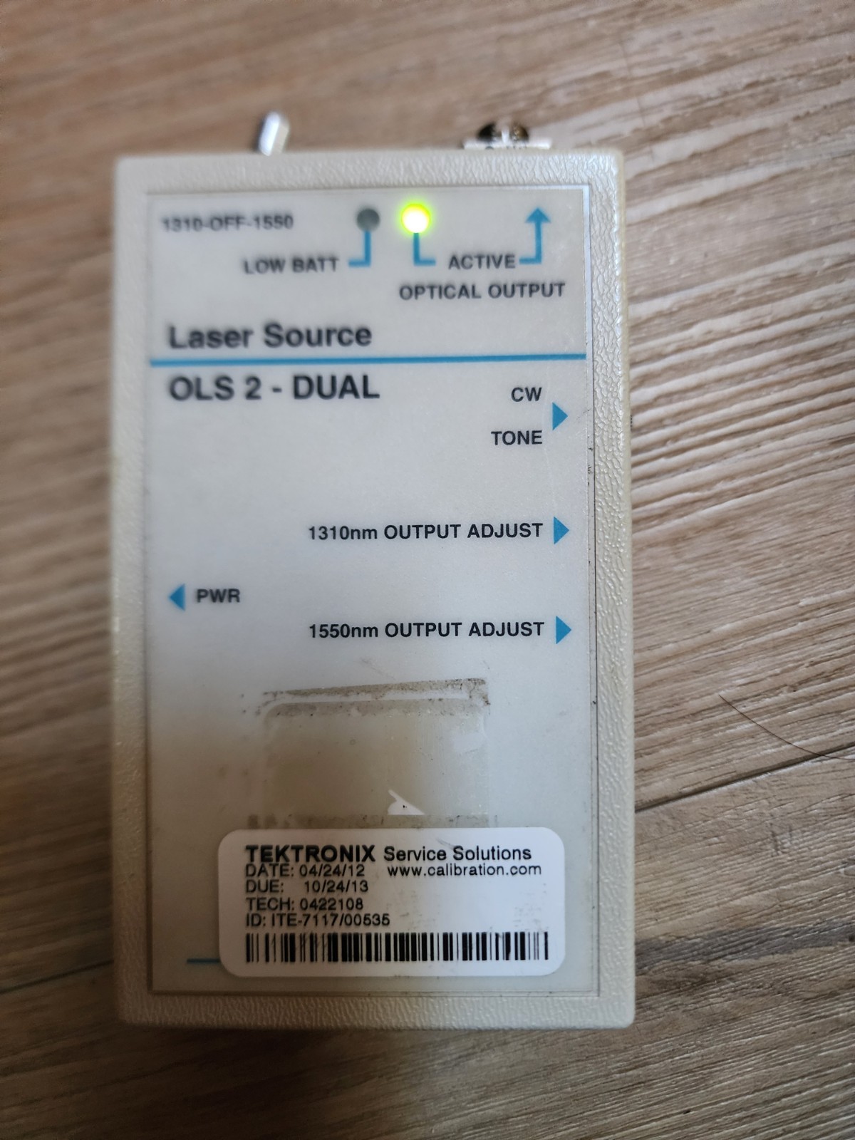 Noyes OLS2 Dual Optical Light Source and OPM4-4D Power Meter with Case