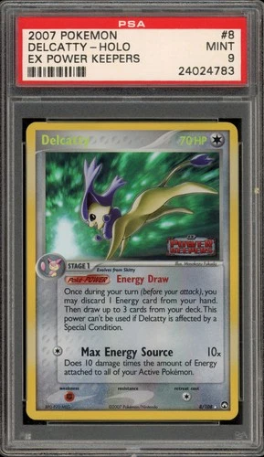 Pokemon Delcatty EX Power Keepers Reverse Holo Rare #8 PSA 9 Mint
