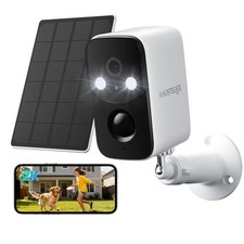 Solar Security Cameras Wireless Outdoor, WiFi Cameras for Home Security, Moti...