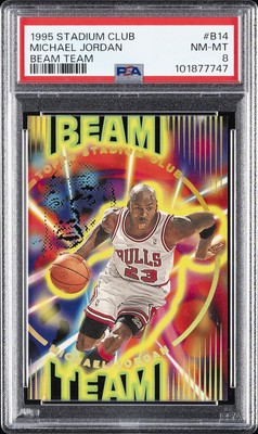 1995 STADIUM CLUB BEAM TEAM #B14 MICHAEL JORDAN PSA 8 | eBay