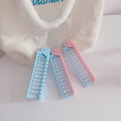Anti -statische faltbare Haarbürste kompakt und reisefreundlicher Taschenkamm 
