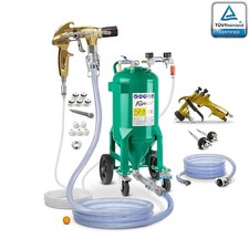 Agrekom Putz- & Farbspritzger&auml;t 35L 8 Bar pneumatisch + 2 Industrie-Pistolen