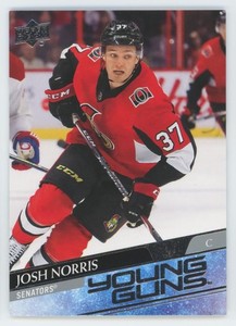 2020-21 Upper Deck Young Guns Jumbo Josh Norris Rookie Ottawa Senators #209