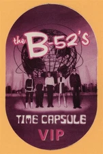 B-52's 1998 Time Capsule Concert Tour VIP Backstage Pass