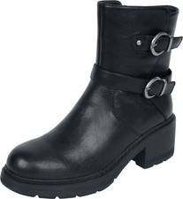 Black Premium by EMP Damen schwarze Boots mit...
