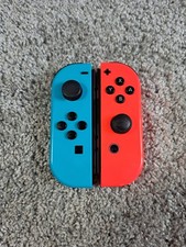 Nintendo Switch Joy-Con Wireless Controllers Pair Official - Neon Blue/ Neon Red