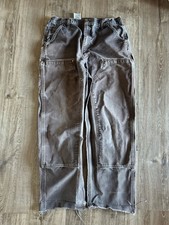 Carhartt Vintage Double Knee Work Wear Carpenter Pants Brown Size 32x30