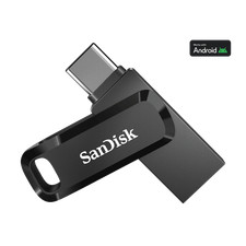 SanDisk 256GB Ultra Dual Drive Go USB Type-C Flash Drive, Black- SDDDC3-256G-G46