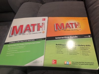New MATH McGraw Hill Glencoe Math, Course 2, Interactive Guide & Practice Master