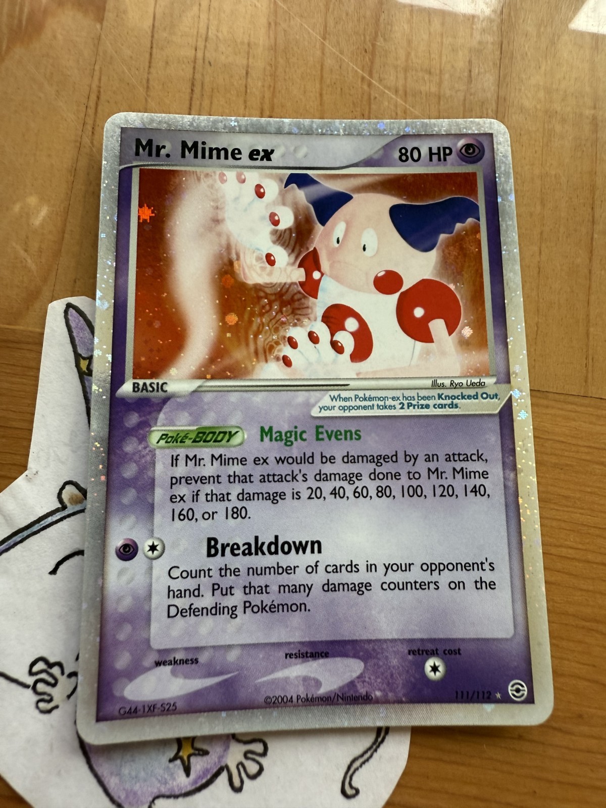 Mr. Mime EX 111/112 Fire Red Leaf Green Ultra Rare Holo Pokemon NM