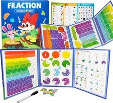 Magnetic Fraction Demonstration Book – 164CPS Magnetic Fraction Learning Tiles M
