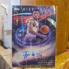 Topps Midnight Stroke of Midnight Jalen Pickett Autograph #SM-JP Denver Nuggets