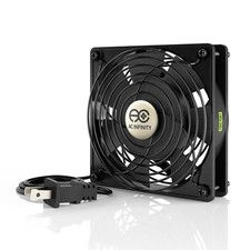 AXIAL 1225, Quiet Muffin Fan, 120V AC 120mm x 25mm Low Speed, UL-Certified fo...