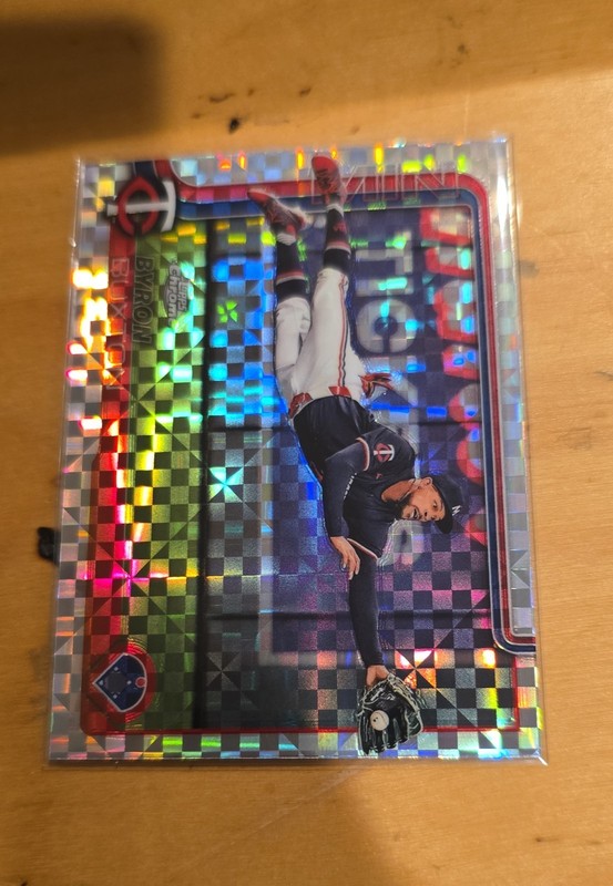 2025 Topps Chrome Logofractor Edition - Byron Buxton, Byron Buxton #172