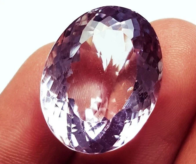 100% Natural VVS1 Rose DE France Amethyst 18.90Ct Certified Loose Gems~Free Gift - Image 3 of 4
