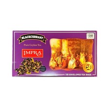 Blackcurrant Flavored Ceylon Black Tea 100 Individually Enveloped Tea Bags ...