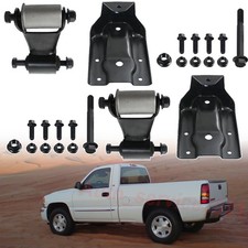 NEW Rear Leaf Spring Hanger Bracket and Shackle Kits For GMC Sierra 1500 HD 2006