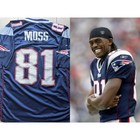 Randy MOSS #81 New England Patriots 2000s REEBOK Helmet jersey XL navy NFL vtg