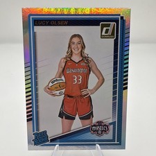 LUCY OLSEN - 2025 WNBA Donruss #97 [Holo] Rated Rookie (RC) Washington Mystics
