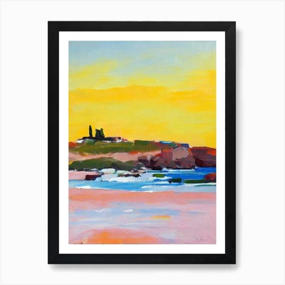 Cala Bassa Beach 2, Ibiza, Spain Br Framed Wall Art Poster Canvas Print Picture