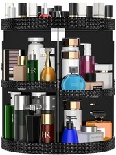 Makeup Organizer 360-Degree Rotating, Adjustable Bathroom Storage,7 Layers Large