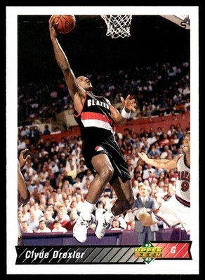 Clyde Drexler 1992-93 Upper Deck #132 Trail Blazers NBA READ FREE SHIPPING