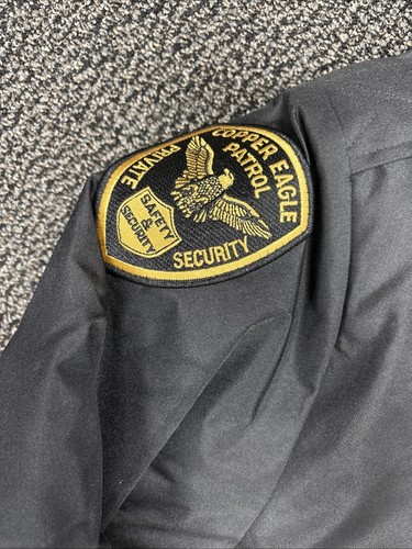 First Class Security Jacket Mens XL Black Waterproof Full Zip Insulated Uniform - Picture 6 of 20