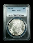 1881-CC $1 Morgan Silver Dollar PCGS MS65 #7638